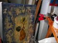 Glitter Pear Resin Painting Cosentino