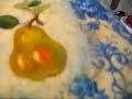 Glitter Pear Resin Painting Cosentino Glitter Pear Resin Painting Cosentino