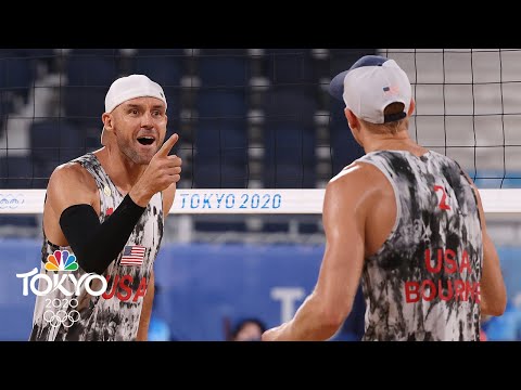 USA vs. Italy | Tokyo Olympics 2020: Men's Beach Volleyball Highlights | NBC Sports