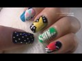 *SHINee* Korean Pop Inspired Nail Art Tutorial / Arte de unasinspirado por el grupo de pop Coreano - YouTube