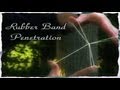 Rubber Band trick Magic tutorial / Penetracion de ligas tutorial de magia explicado