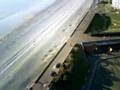 FlycamoneV2 over Knap beach, Barry, UK