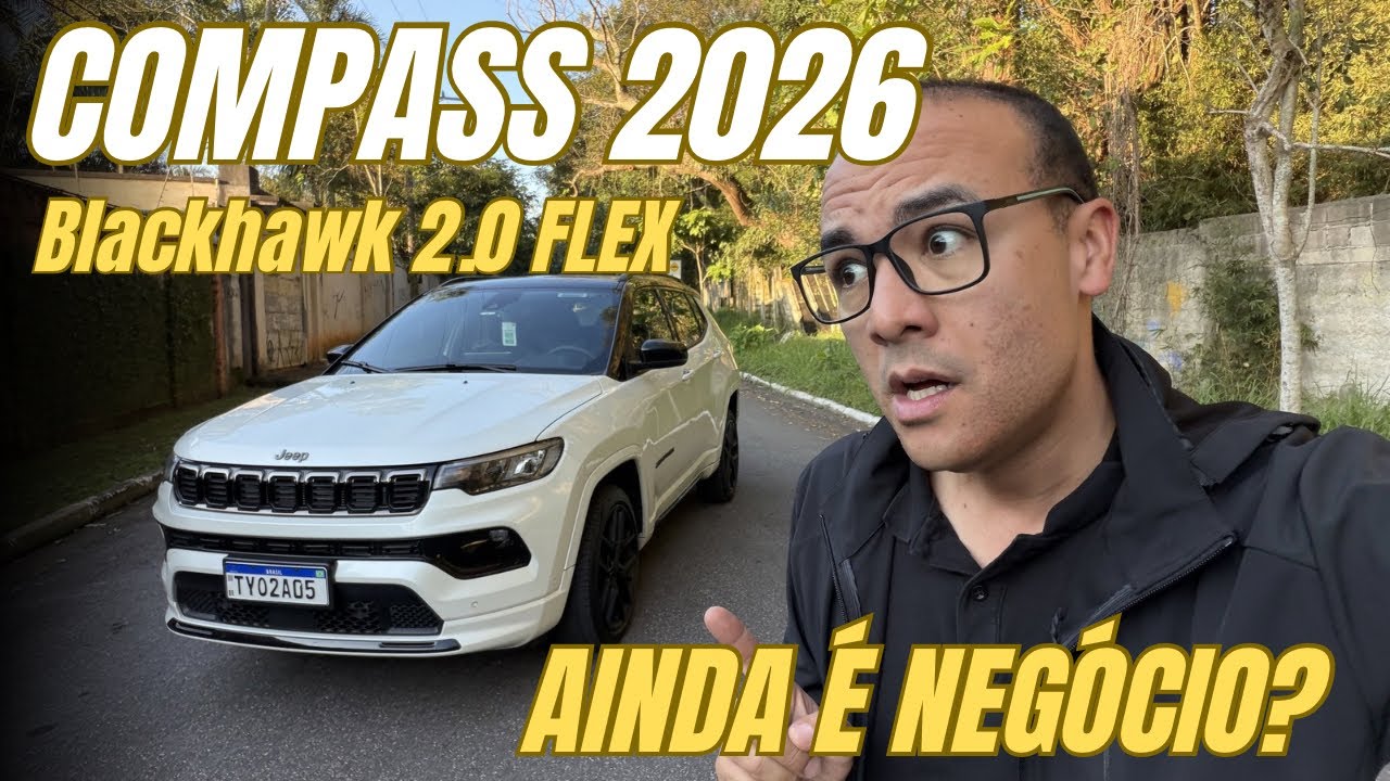 JEEP COMPASS BLACKHAWK AGORA É FLEX! Mas ainda é negócio? Teste completo!
