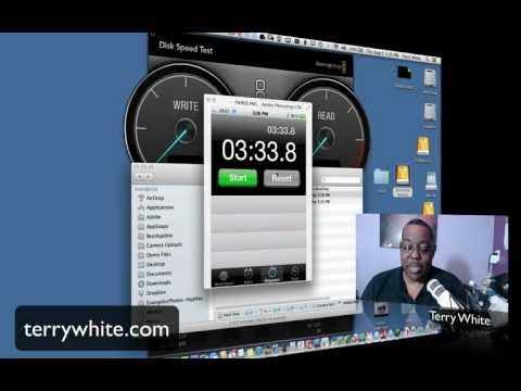 USB 3 - Terry White shows a live speed test comparing Firewire 800 to USB 3 on the New MacBook Pro Retina Display.