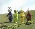 un video dodne unas botargas de teletubies bailan al ritmo de caballo dorado, veanlo y cagense de la risa por que sus heroes de la infancia bailan, asiiii