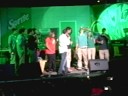 exa premia tu atencion y entrego el premio a la prepa que cumplio el reto... el premio una conferencia con yordi rosado y un concierto con el grupo volovan solo para la prepa ganadora.. cetis 128 !!
