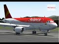 ATERRIZAJE DE AVIANCA A319 EN PALONEGRO SKBG - COLOMBIA