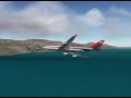 madeira B747-400 approach madeira B747-400 approach