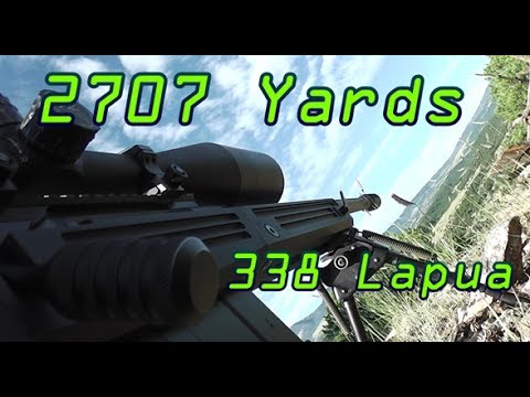 .338 lapua rifles - I attempt to shoot a steel torso target at a distance of 2707 yards 1.54mi was the GPS reading. Corporal Craig Harrison is in the record books for the longes...