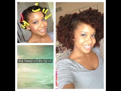 Hair Tutorial:  Two Strand Flat Twist & Curl