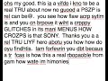 Re: psp glitch Re: psp glitch