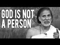God is not a Person - God is Perfect, Humans are not