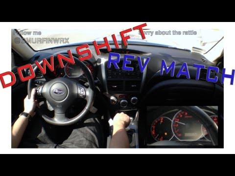 how to properly downshift