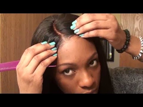how to dye knots on lace closure