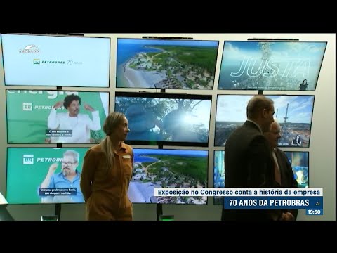 Petrobras mostra 70 anos de história no Salão Negro do Congresso