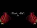 Rammstein Rosenrot ( Rose- red )