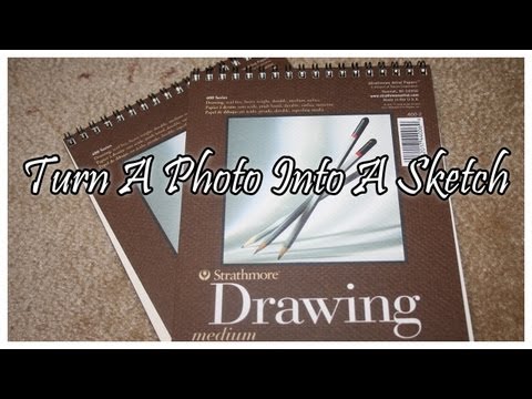 how to turn photo into a sketch