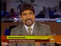 Carlos Vera felicitando a Rafael Correa por asunto Isaias