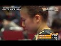 世界卓球2012 女子準々決勝（福原ＶＳキム）