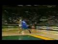 Walking in the Air Michael Jordan blocked
