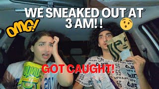 ME AND MY BROTHER SNEAKED OUT AT 3 AM! (GOT CAUGHT