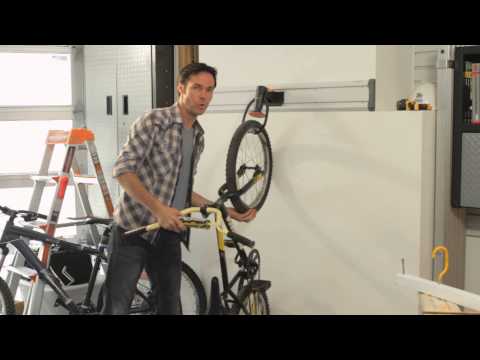 How to Make a Bike Rack for a Garage : Home Storage & Organizing