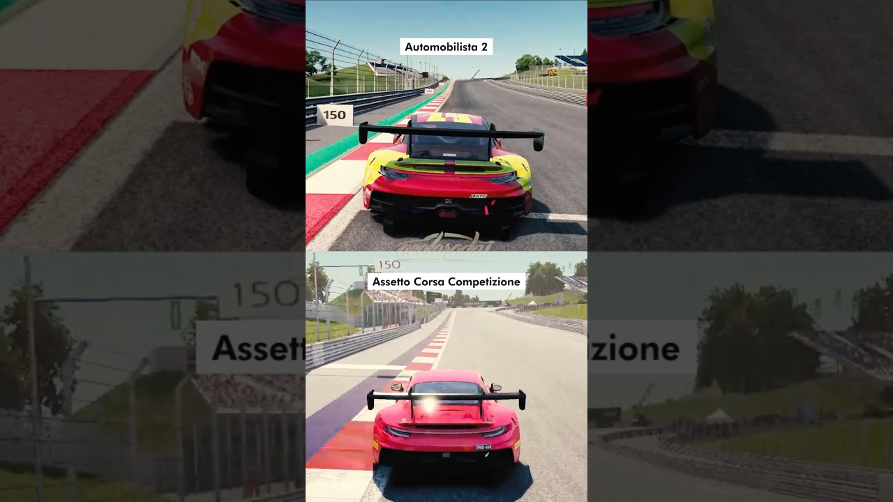 AUTOMOBILISTA 2 OU ASSETTO CORSA? QUAL JOGO TEM O GRÁFICO MAIS REALISTA? 🤔🎮🚘