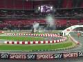 highlights of terry grant's amazing stunt car show(s) at race of champions 2008 at wembley. it made a very cold day far more enjoyable!