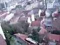 Zagreb panorama capitol of Croatia, view from Lotrscak Tower
