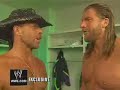 DX backstage talking about H.D.