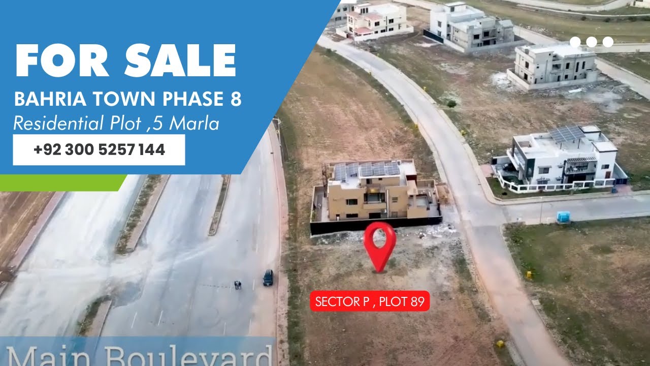 Best Opportunity For Investment In Bahria Town | Phase 8 Kanal Plot For Sale |