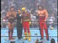 Hulk hogan turns heel and joins the outsiders.. Video
