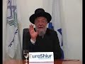 Euroshiur: Rabbi Lau-The Holocaust, A Survivor's Perspective
