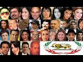 amir shajare
andre aghasi
anousheh ansari
anoushiravan rohani
arash labaf
arghavan rezay
aylar dianati
bahram radan
cameron alborzian
cameron cartio
catherine bell
claudia lynx
x-elements
eli alibeyk
farah pahavi
farzan athari
firouz naderi
freddie mercury
leila milani
mahyar monshipour
mansour bahrami
marjan satrapi
marshall manesh
m'reza golzar
nazanin afshin jam 
omid kordestani
pierre omidvar
ramona moayeri
sacha baron cohen
sara shahi
shahrivar shermine
shirin ebadi
shohreh aghdashloo
siavash awesta
yasmin lebon