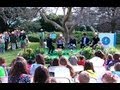 2013 White House Easter Egg Roll: The Wanted Reads "Caps for Sale"
