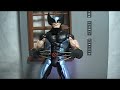 marvel legends custom X-FORCE WOLVERINE with alternate head and metallic claws