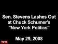 Stevens Lashes Out at 's