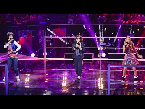 kids - Gemma, Jordan and Issy lit up the stage with their performance of Katy Perry's smash hit 'Firework'. Go to www.thevoicekids.com.au for more news, videos and backstage galleries.
