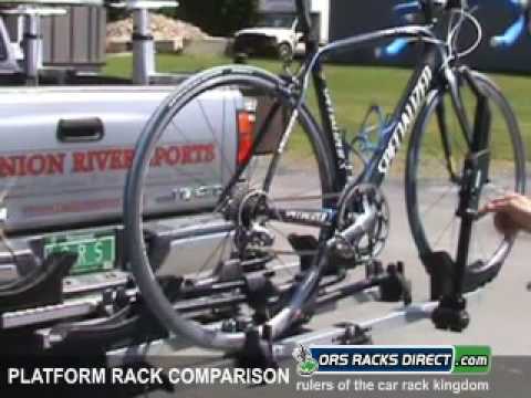 how to mount bike on hitch rack