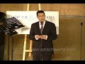 Cantor Azi Schwartz Sim Shalom החזן עזי שוורץ שים שלום