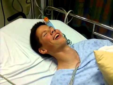 ViralVidsBase - My brother broke his arm in a hockey tournament & they had to re-break his arm to put it back in place. So they gave him a general anesthetic & he had the gr...