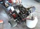 jet powered go cart test 2