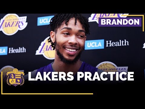 Video: Brandon Ingram Talks Training Camp Scrimmages, Lonzo, Winners Board