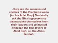 Exposing Shia pt 4 - Ahlel Bayt and Ayatollah hypocrisy Exposing Shia pt 4 - Ahlel Bayt and Ayatollah hypocrisy