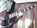 Dan Parslow - funky groove lead guitar solo Gibson SG
