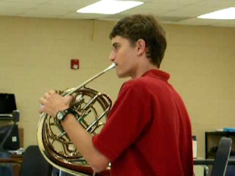 enforet - Joe Prior plays Enforet for his State Solo and receives Superior rating. 14yrs old/9th grade. Mike Goodnow accompanist.
