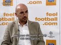rudi voller and patrick vieira give their opinions on fan violence and stadium safety. voller thinks that italian stadiums are outragously bad and unsafe.