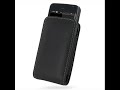 PDair Leather Case for Nokia N900 - Vertical Pouch Type (Black)