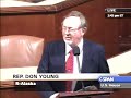 Rep. Young Honors Charlton Heston Rep. Young Honors Charlton Heston