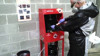 S50M Solvent Spray Gun Cleaner – Operation